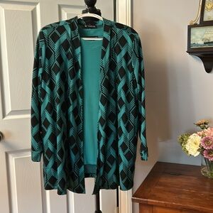 2 pc jacket and long sleeved shirt size XL like new